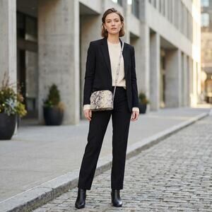 Steve Madden Snake Print Crossbody | Faux Leather Chain Bag